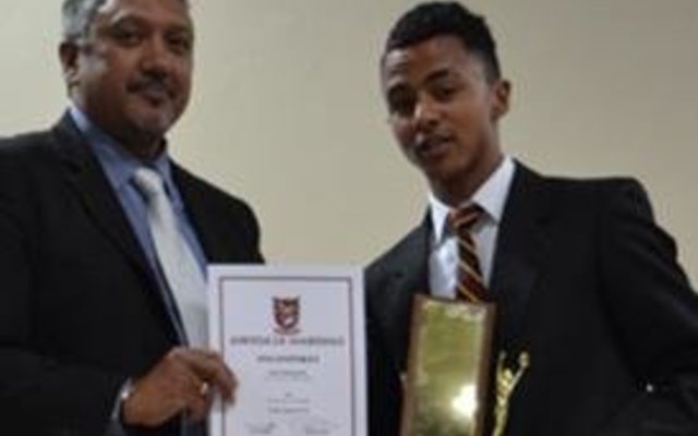 Sportman van die jaar Reginak Alexander 